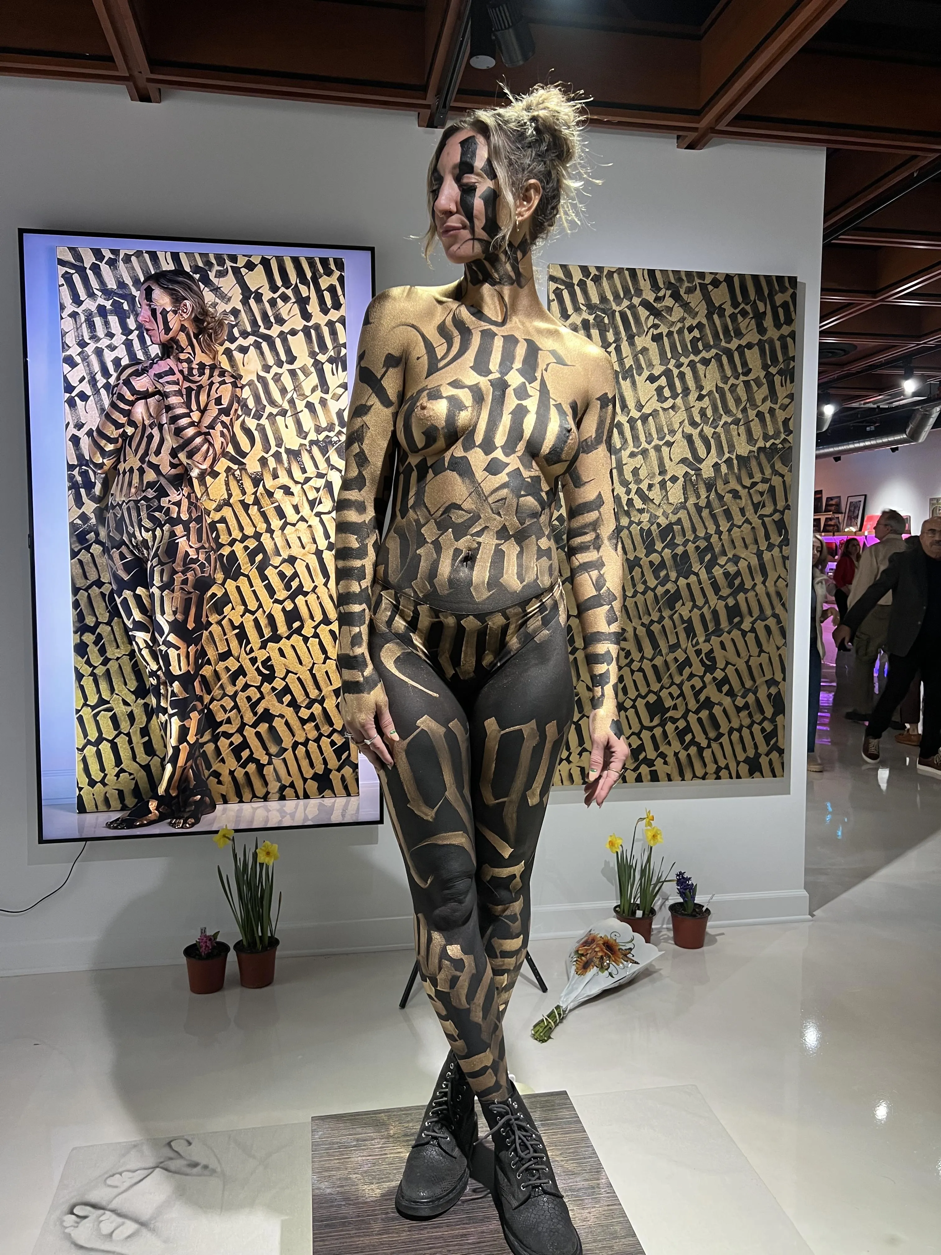 I love getting to be human art