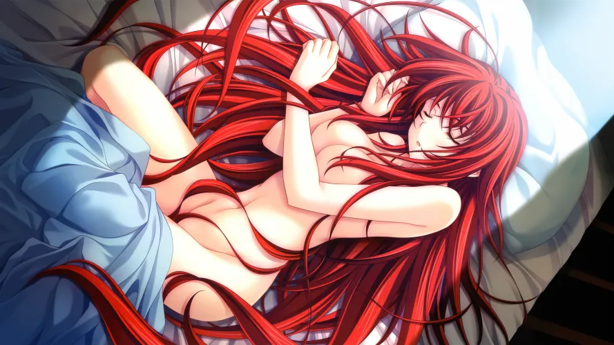 Rias sleeping [High School DxD] (3840x2160)
