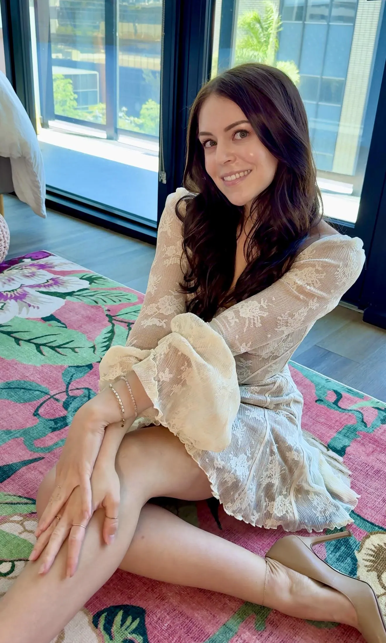 This dress makes me feel elegant and angelic