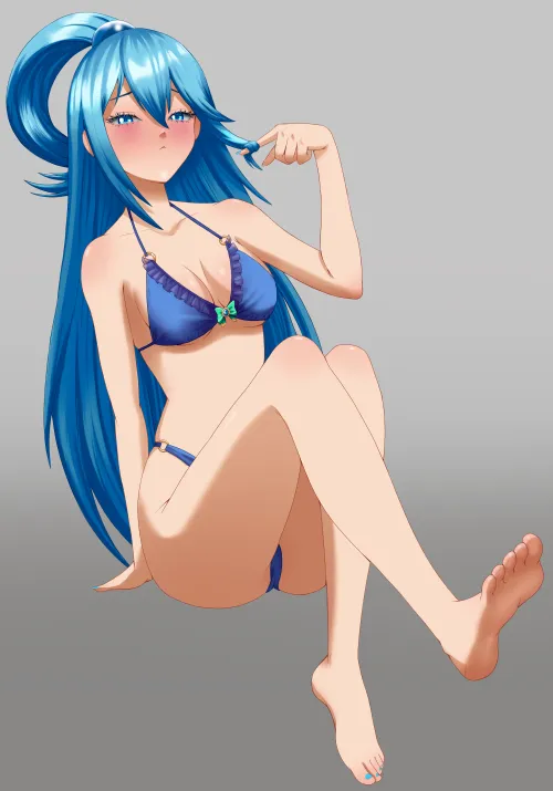 Aqua Bikini (art by me '3')