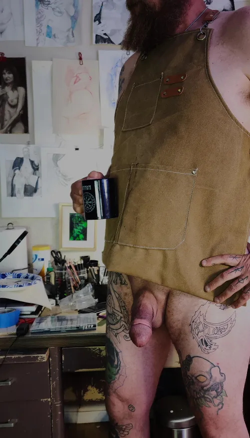 Early morning paint and sip