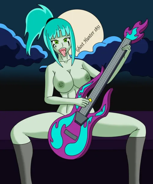 [Ghost Hunter 1851] (Danny Phantom) Ember McClain Ready To Rock All Night Long. All characters are adults