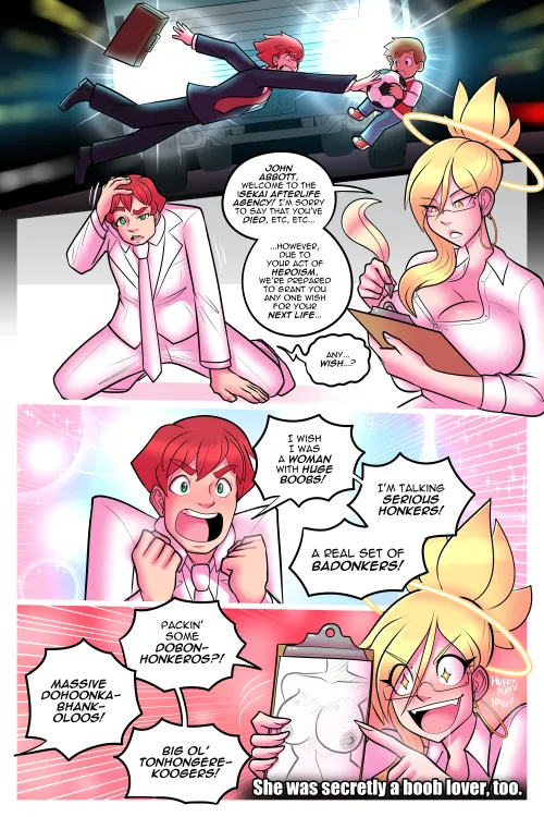 [GM4A] Since you committed an act of heroism in your final moments, you were granted a fast reincarnation and a single wish regarding your new life~ Fortunately, the angel responsible for your case was more than accommodating of your less than convention