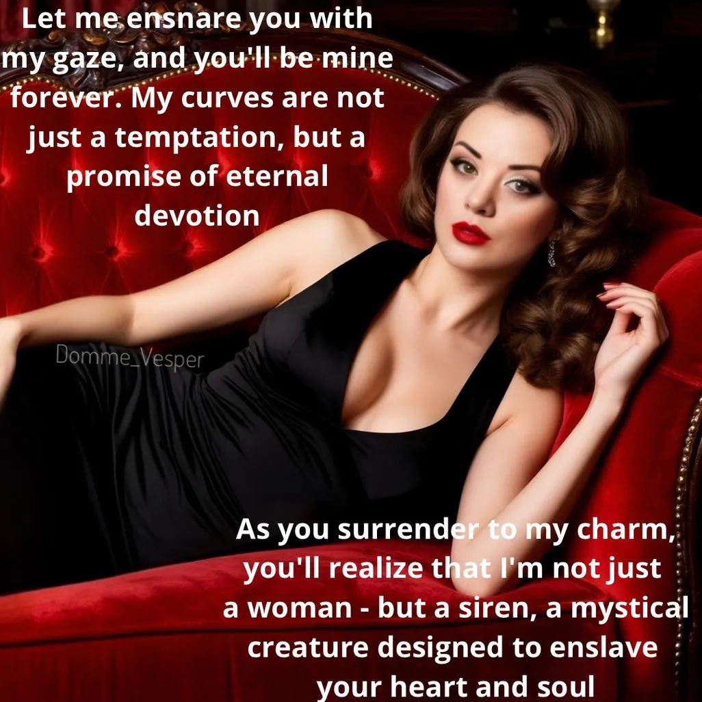 I am not just a pretty woman - I am a siren, ancient mystical creature that enslaves males with her gaze (No imagefap)