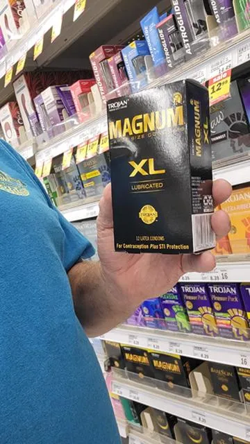 I was asked by many...Yes he really does go to the store to buy for me and my lovers...and he of course got the right ones for my boyfriend... :)