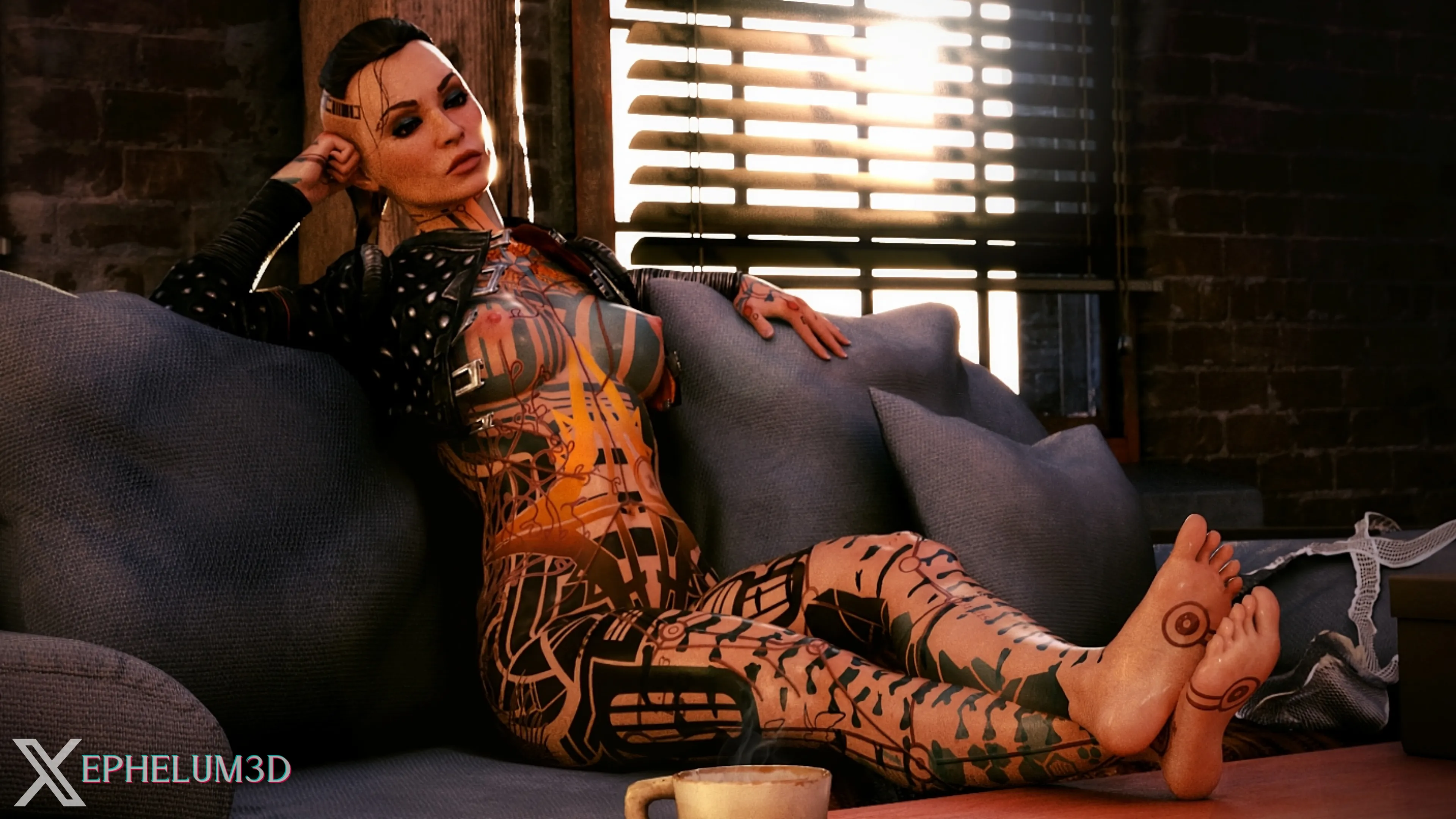 Jack unwinds after a long day at the academy (Ephelum3D)