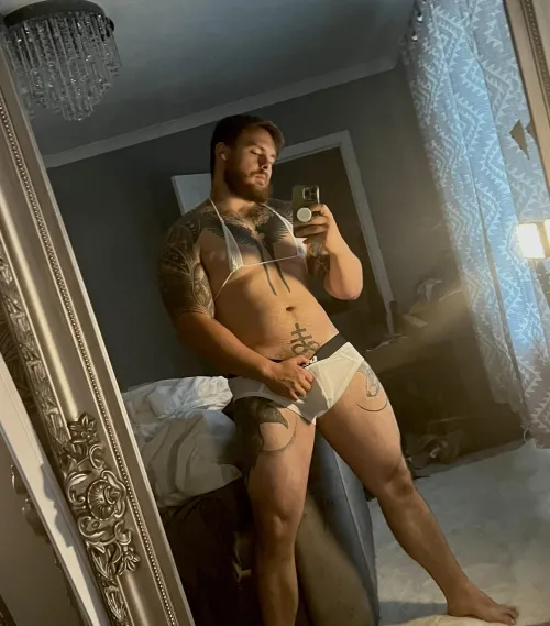 Men in micro-bikinis is hot, right?