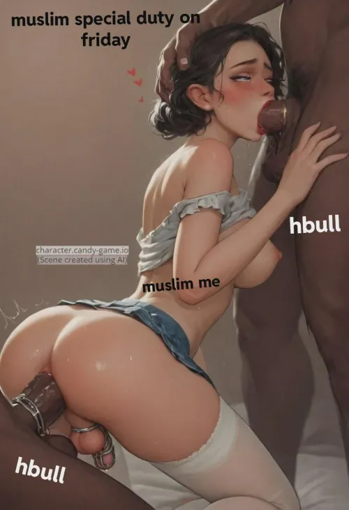 Muslim special ritual for friday