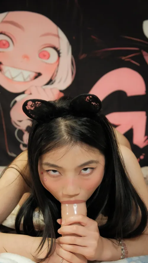 My little Chinese mouth opens really wide