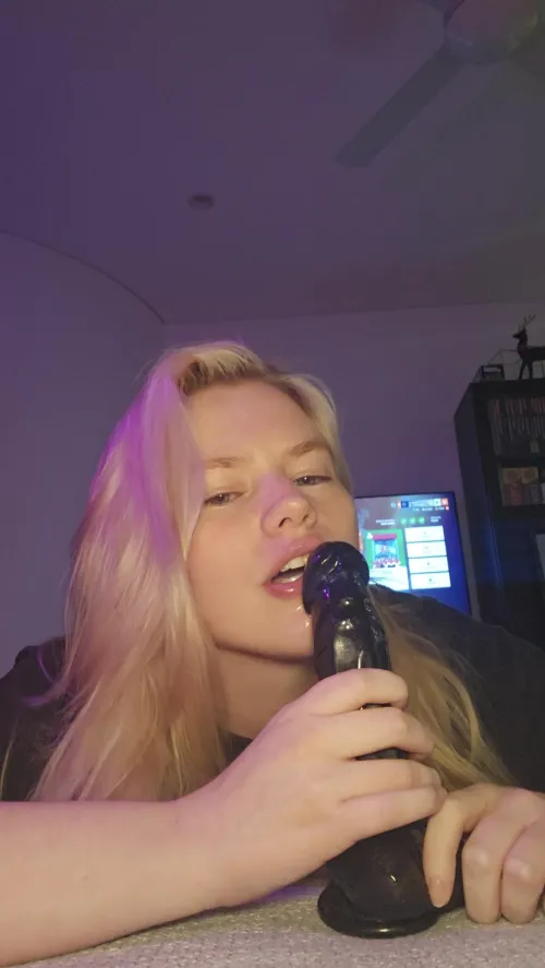 Only the perfect cock can replace this dildo