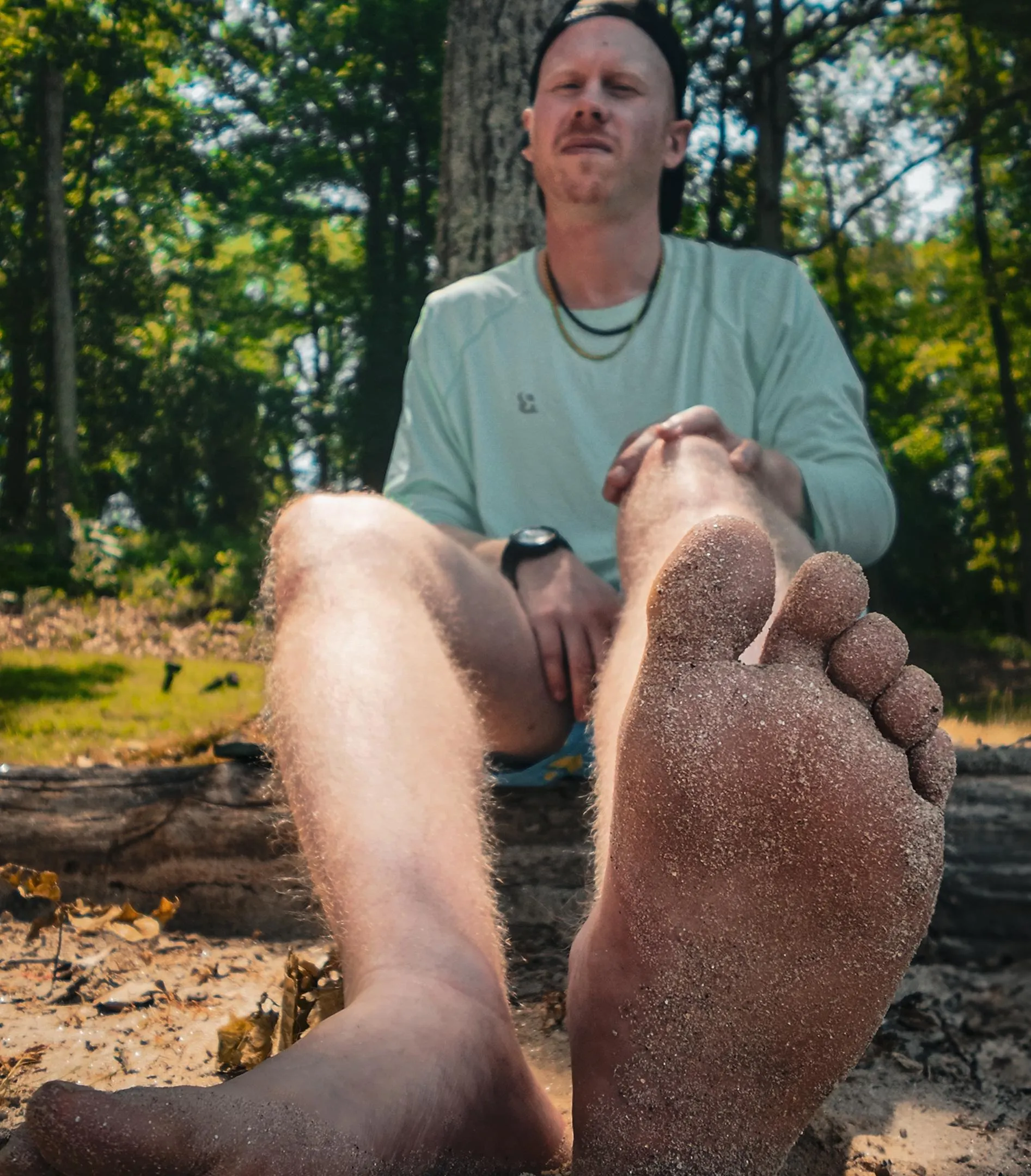 Excuse my face. I have blue eyes and the sun was attacking me.