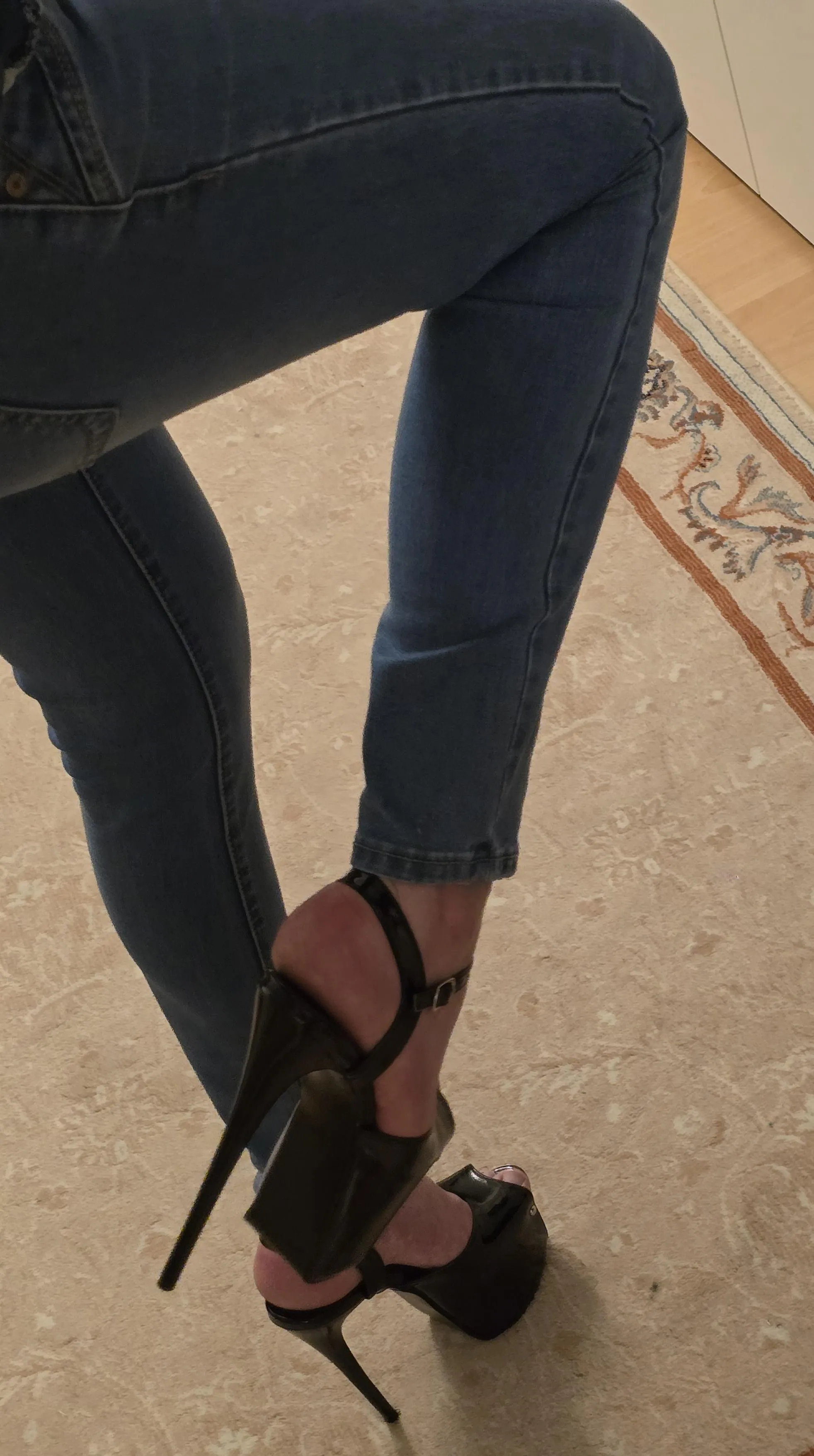 Feeling sexy in my new summer heels