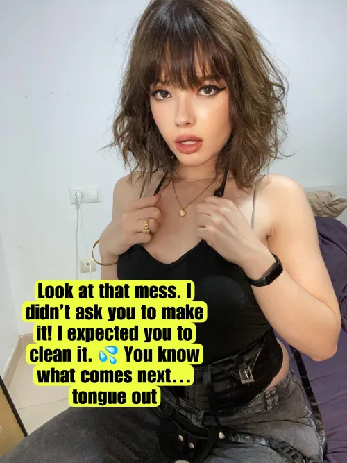 I expect you to clean it [oc]