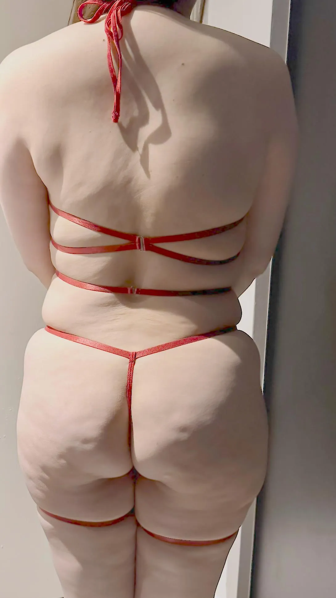 Imagine, my thick Asian ass in a bikini, bent right in front of you. What happens next?