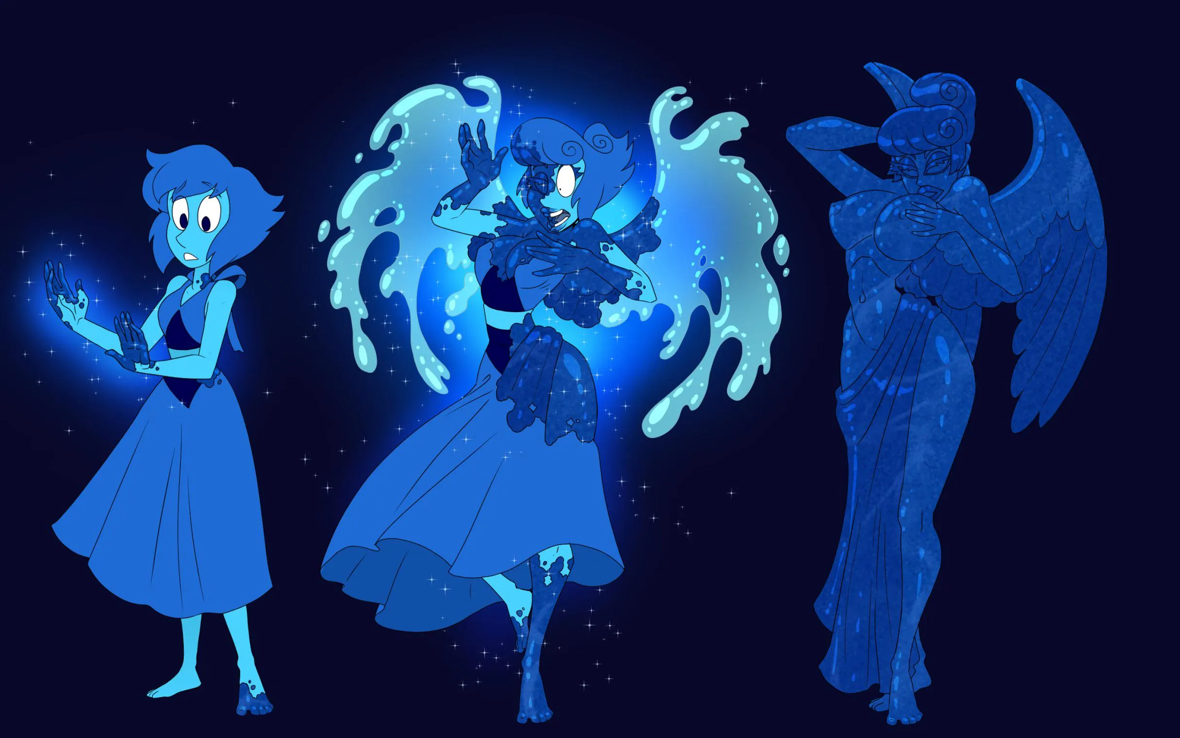 Lapis Statue petrification by ATCPony2