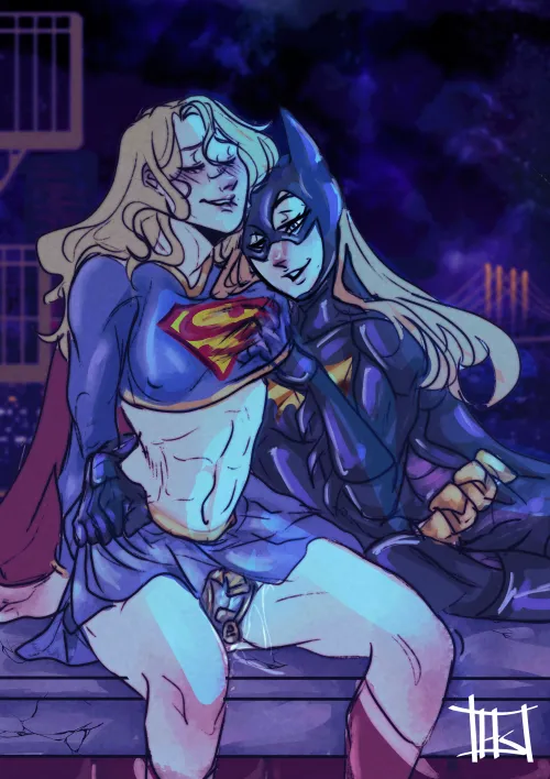 Naughty Break (Supergirl/Batgirl) [DC Comics]