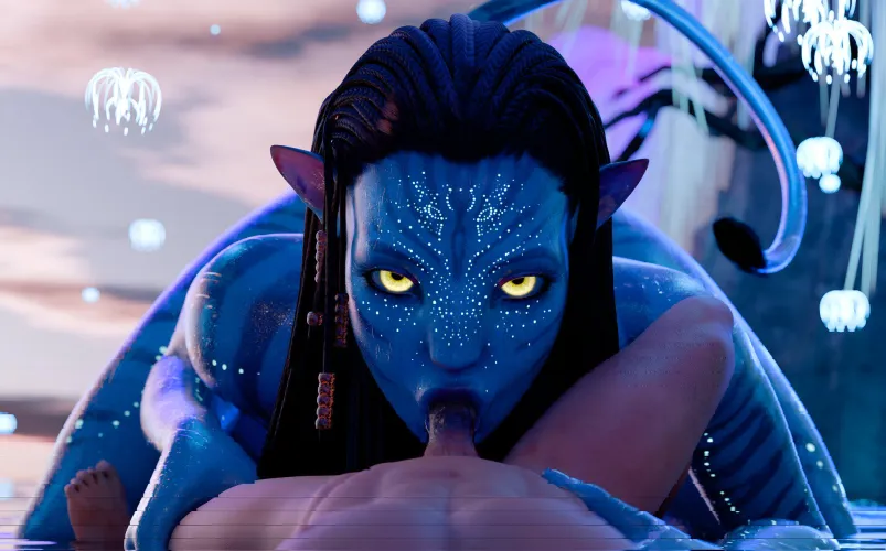 Neytiri giving the alien a good time (AceSkyWalkin)