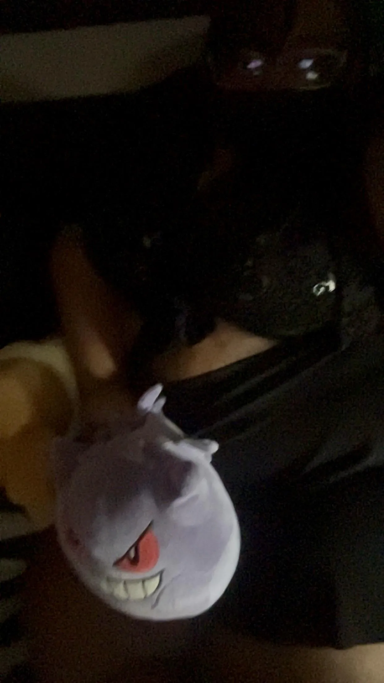 Oh to be a Gengar plush sitting cozy in a alt girl’s lap