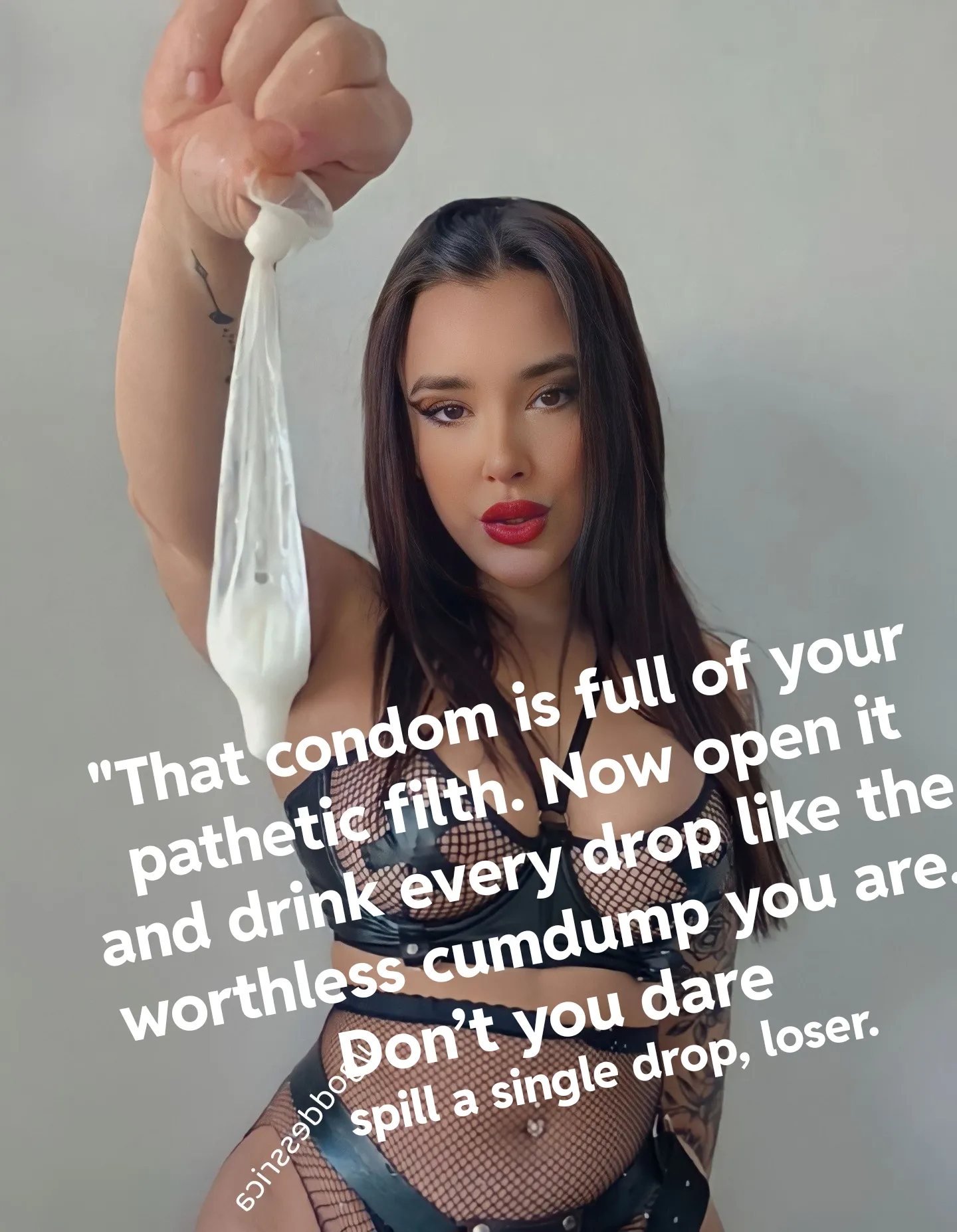 Open your mouth loser. Mommy's gonna feed you