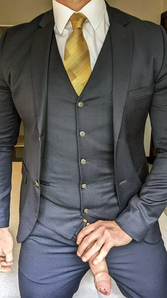 Professional cock is here, ready for the meeting?