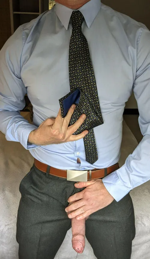 Suit is missing but not the foreskin