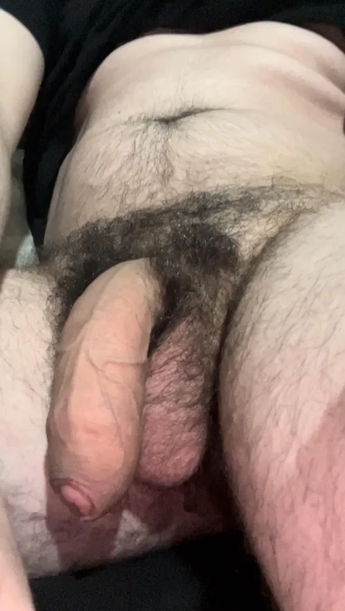 You like my big hairy soft cock?😈💪🏼