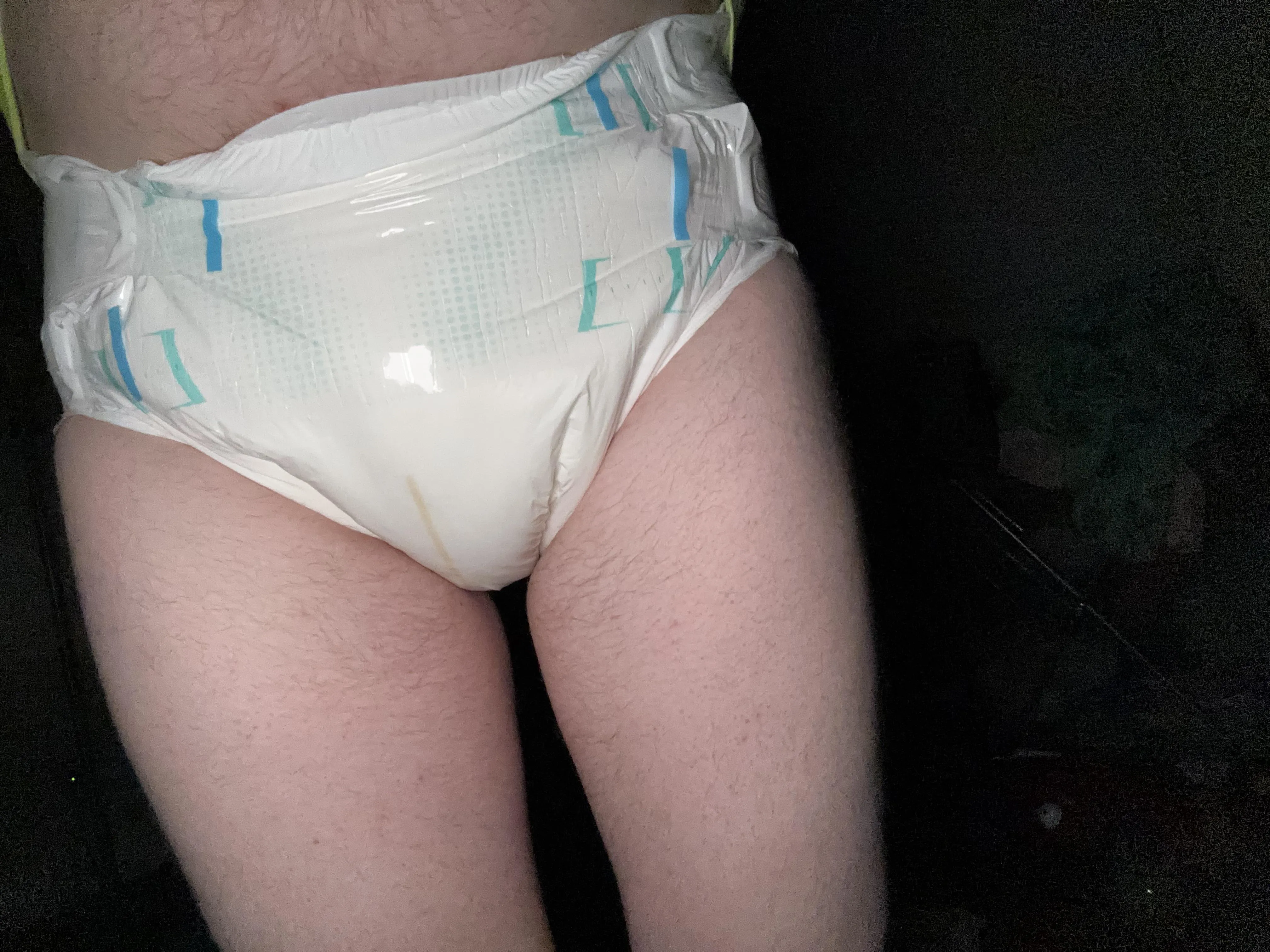 A nice dry diaper for work