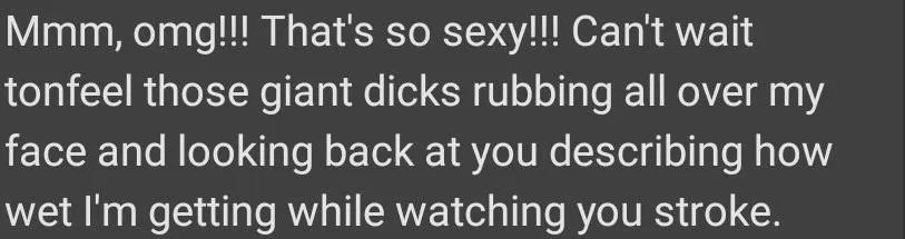 Been getting the girl more into massive cocks while I jerk