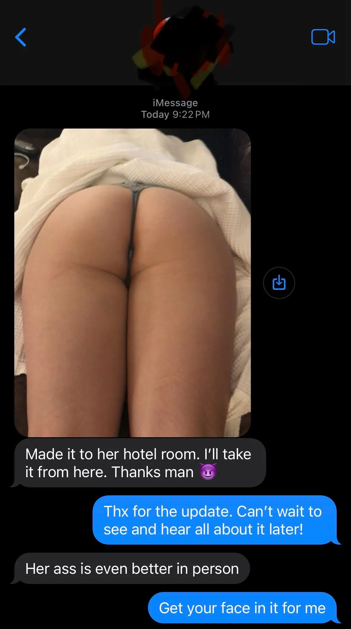 Found wifey a date on Reddit. Wonder if he enjoyed himself?