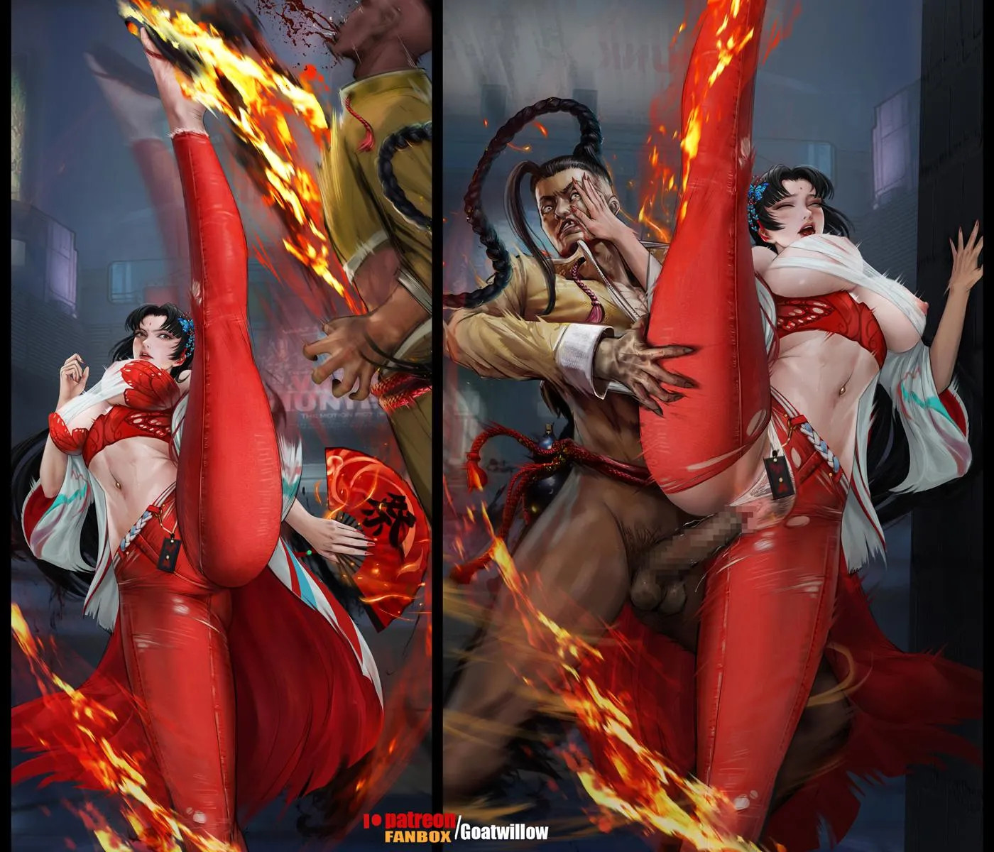 Mai was using her Ryuuenjin too much and got a bad trade with Jamie (Goatwillow)