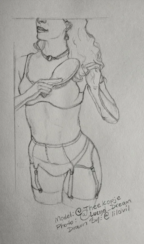 Sketchbook drawing by me