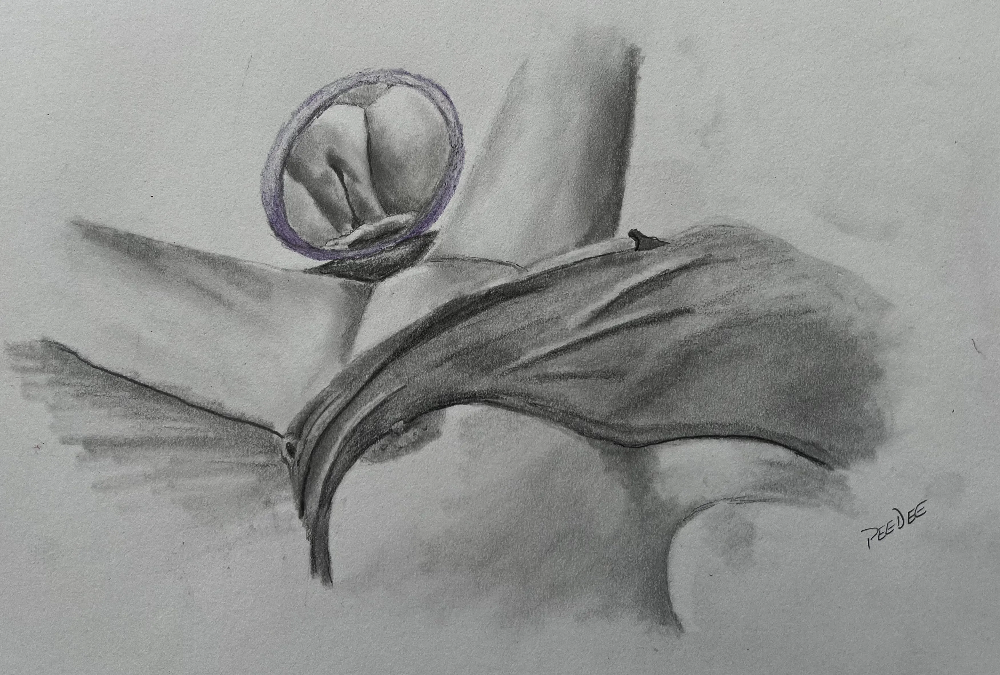 Taking a peek, by me