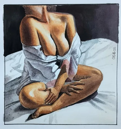 The shooting lady by Barexpression69