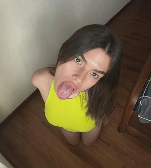 waiting for your load like a good girl