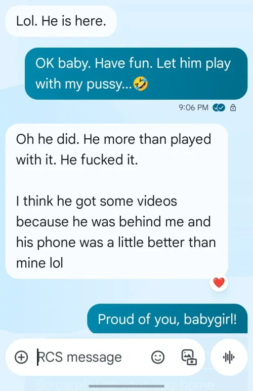 When I'm out of town for work, but the wife wants to get her cheeks clapped in our Suburban...