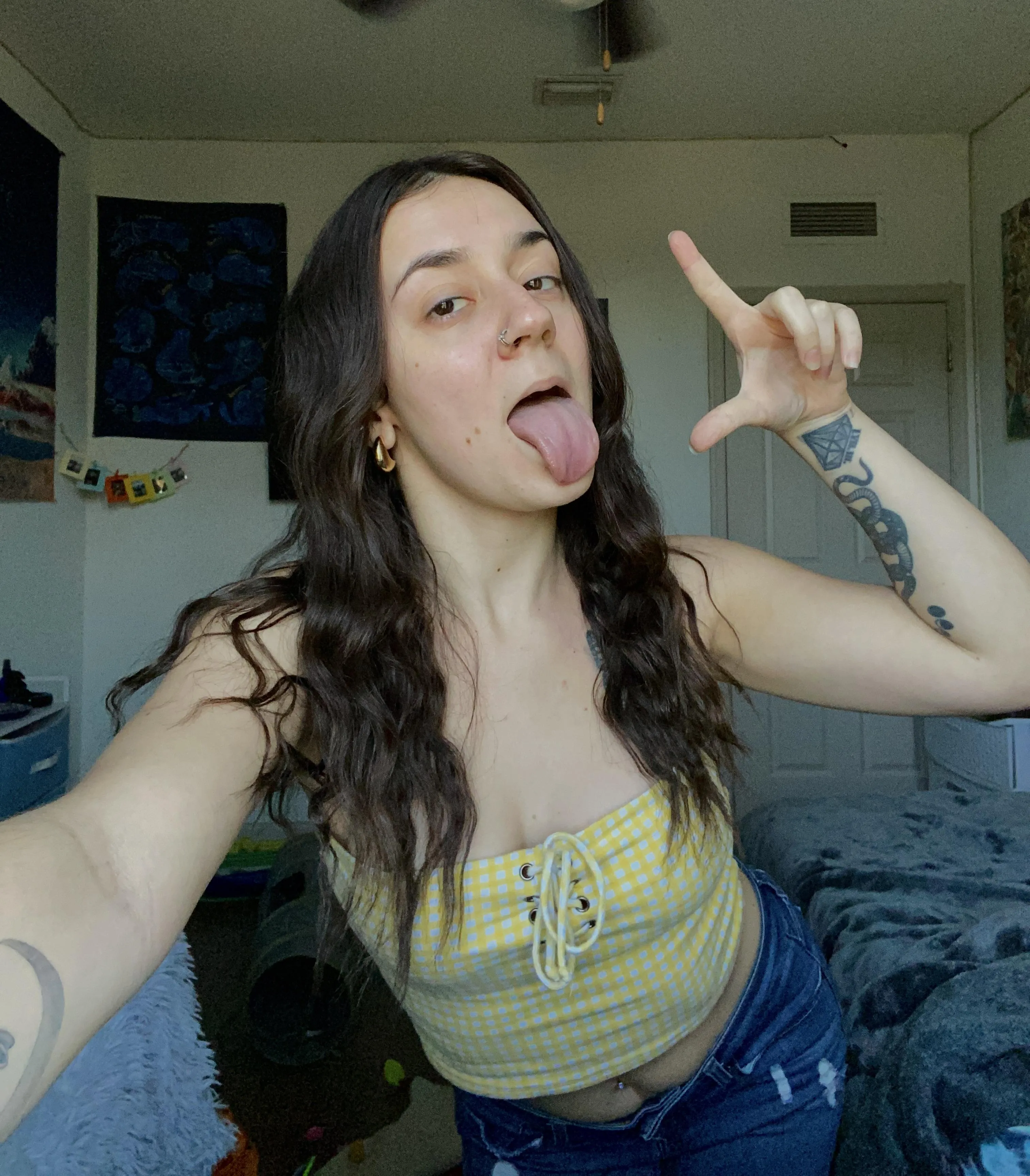 Are you as small as my tongue, thumb or middle finger?