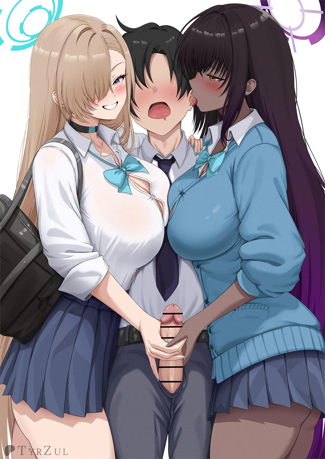 Double job Karin and Asuna