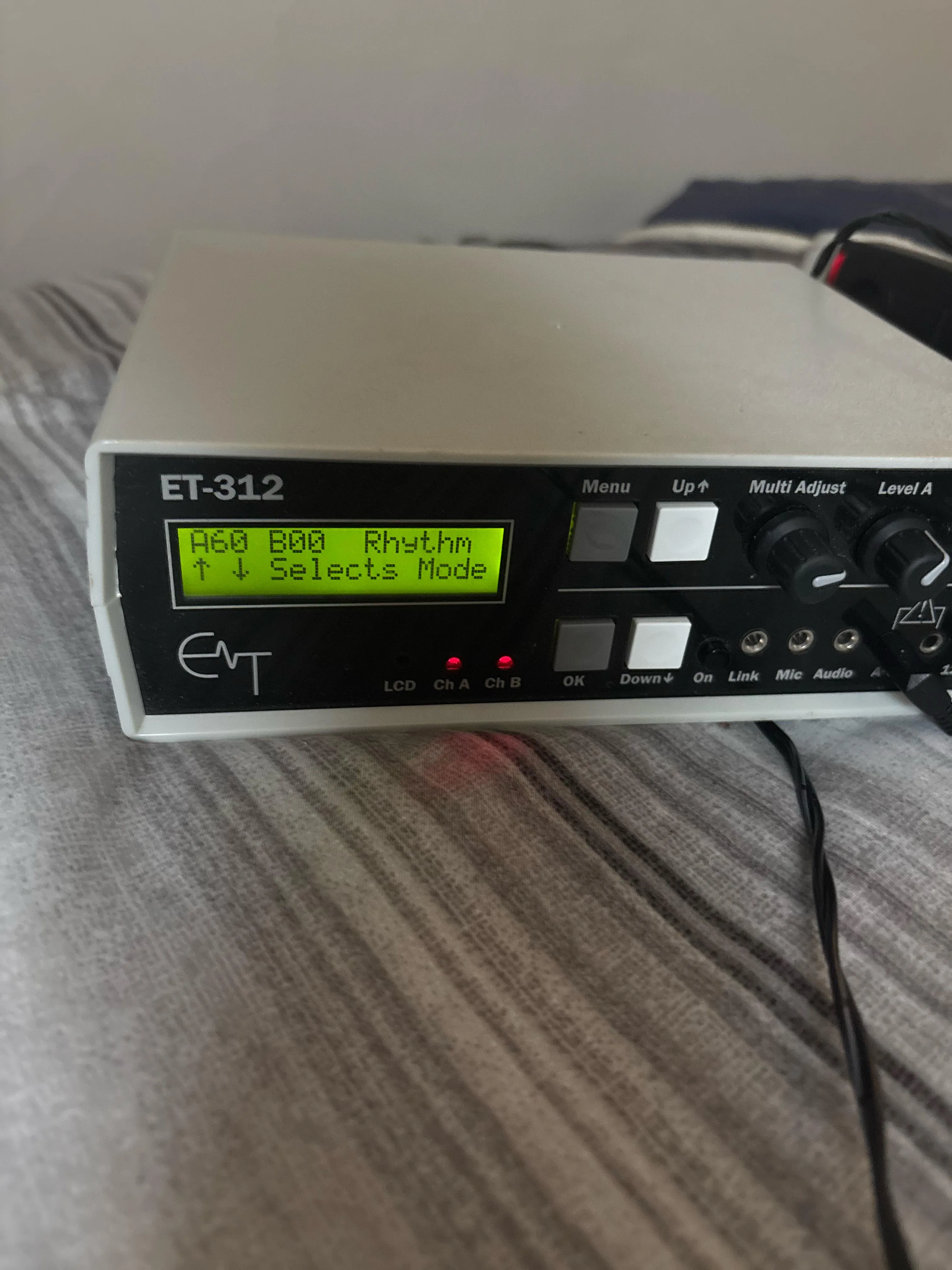 Electro session in process