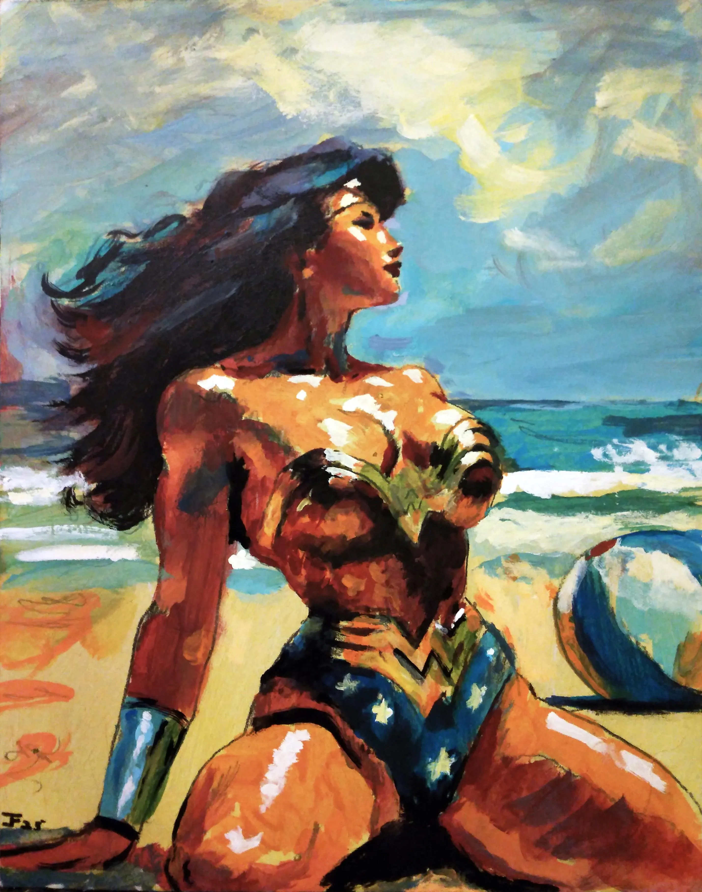 [For Sale] Acrylic Painting 8x10 hardboard, my work $75 shipped