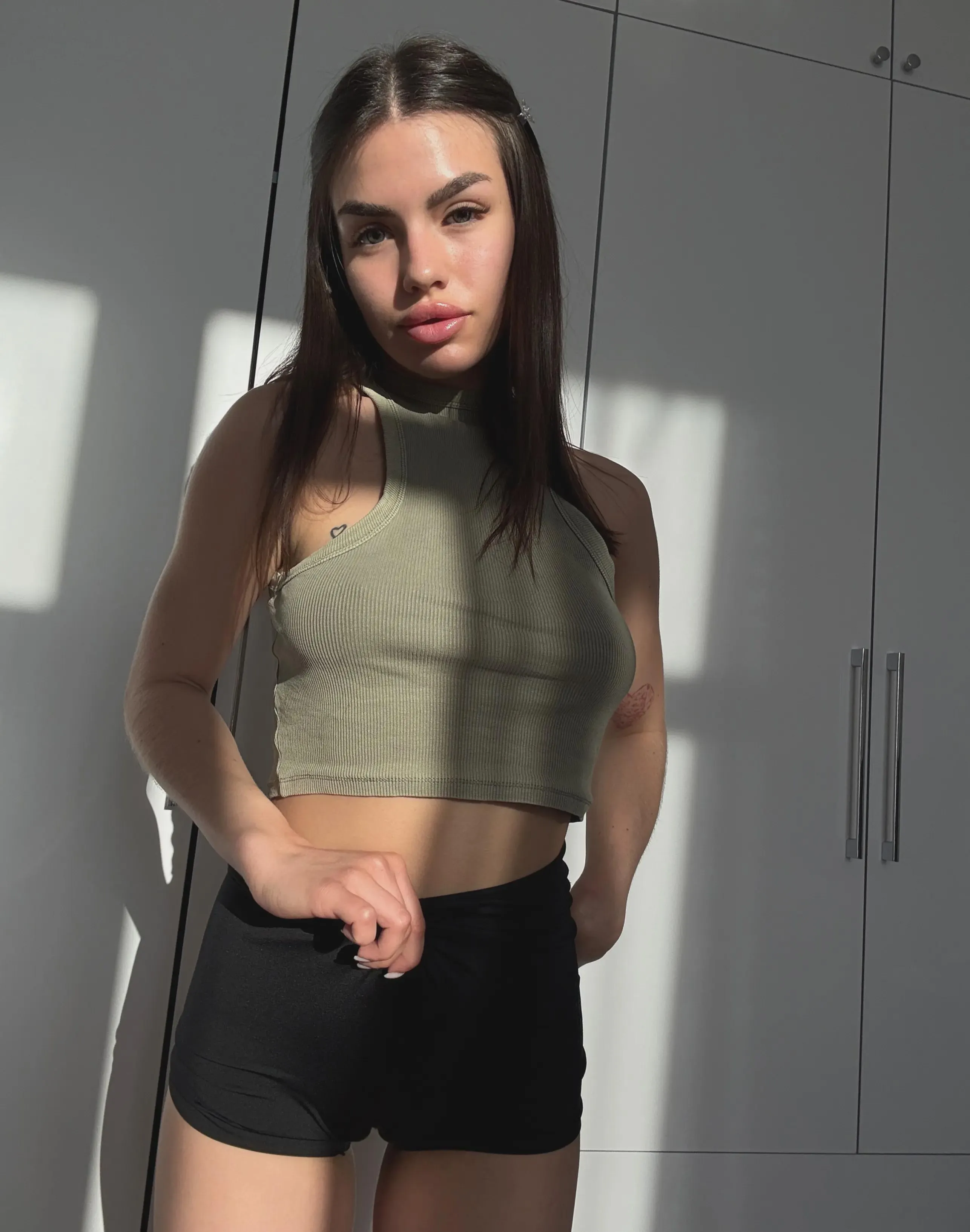 I love my style always wearing tight shorts