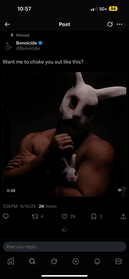 I’ll let him choke me