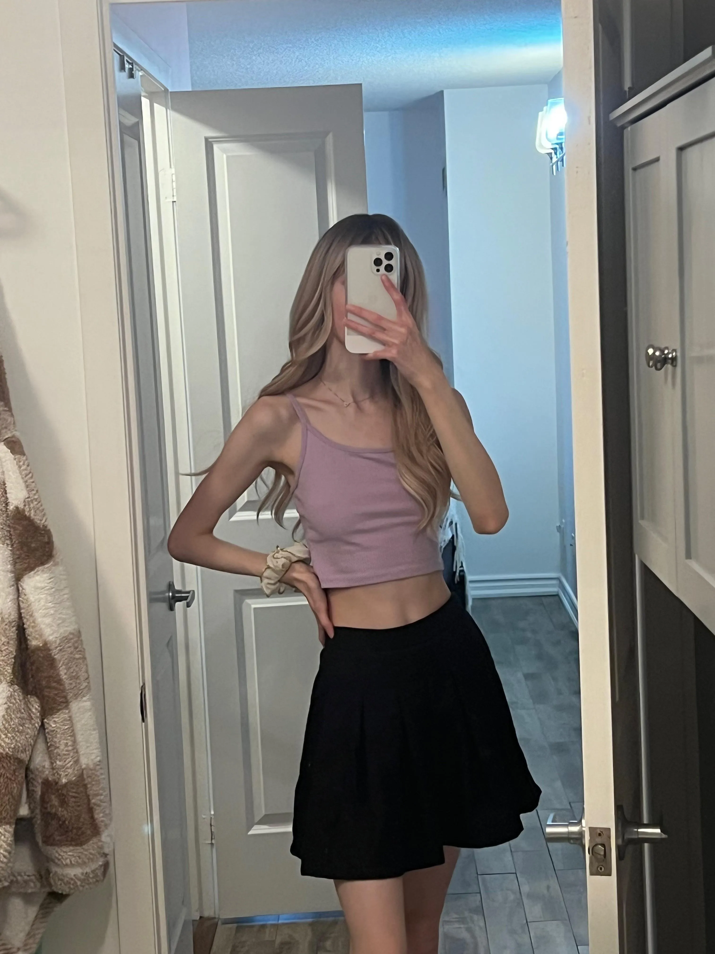 I’m 174 cm tall and 46 kg 😍