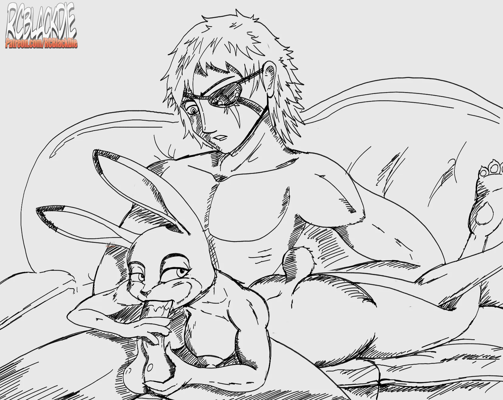 [MF] Quality Time - Judy Hopps & Human (RCBlackDie)