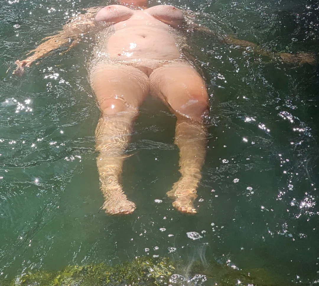 My wife on our honeymoon