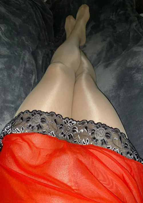 New pantyhose and all alone