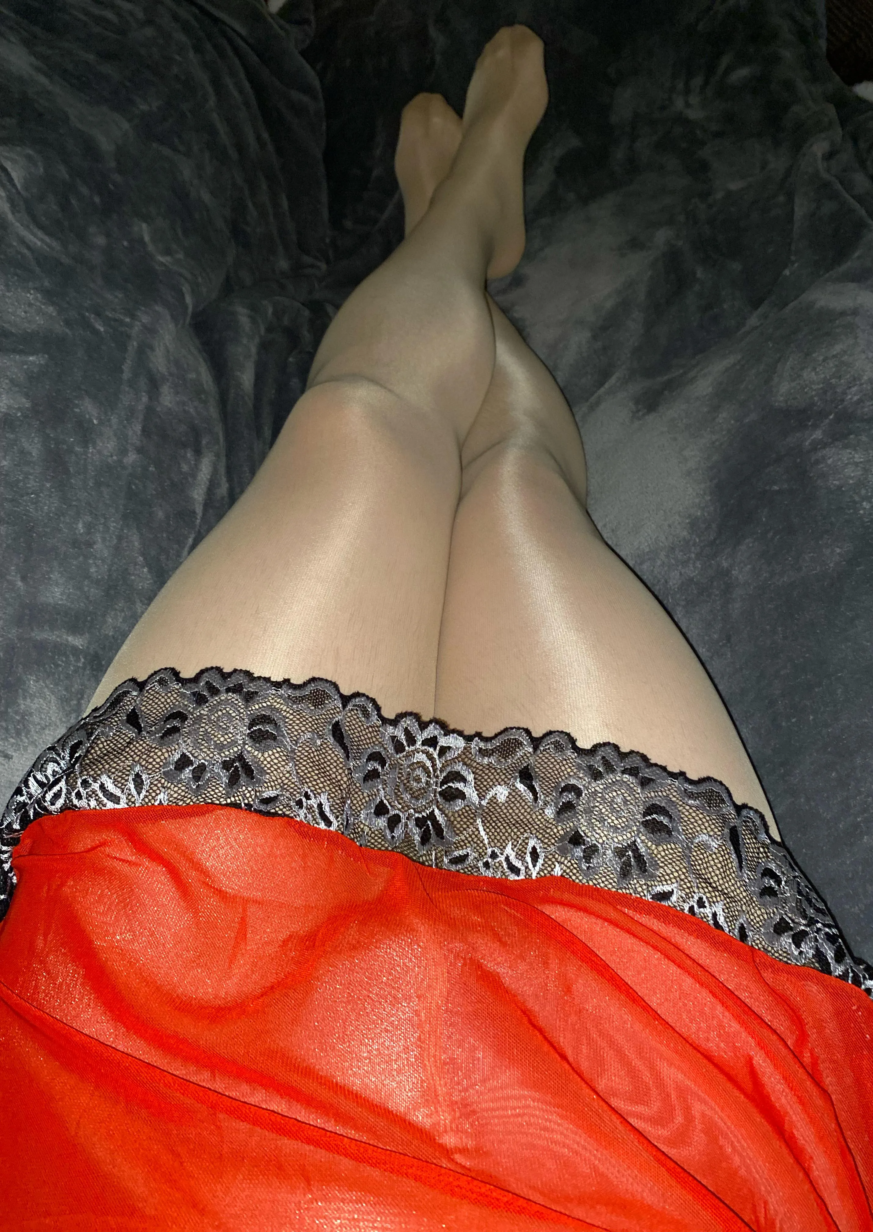 New pantyhose and all alone
