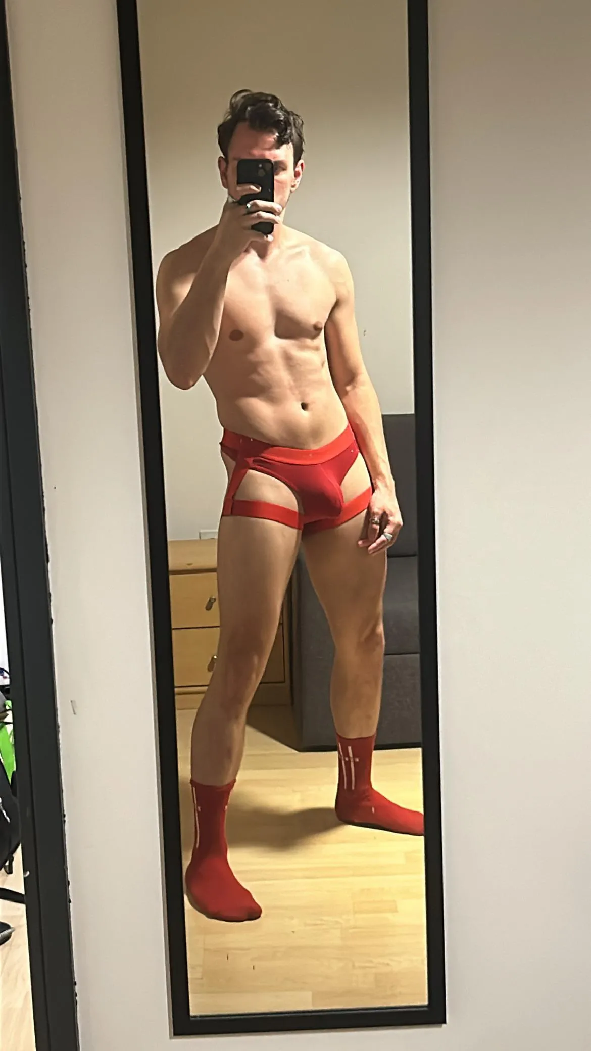 Red attire