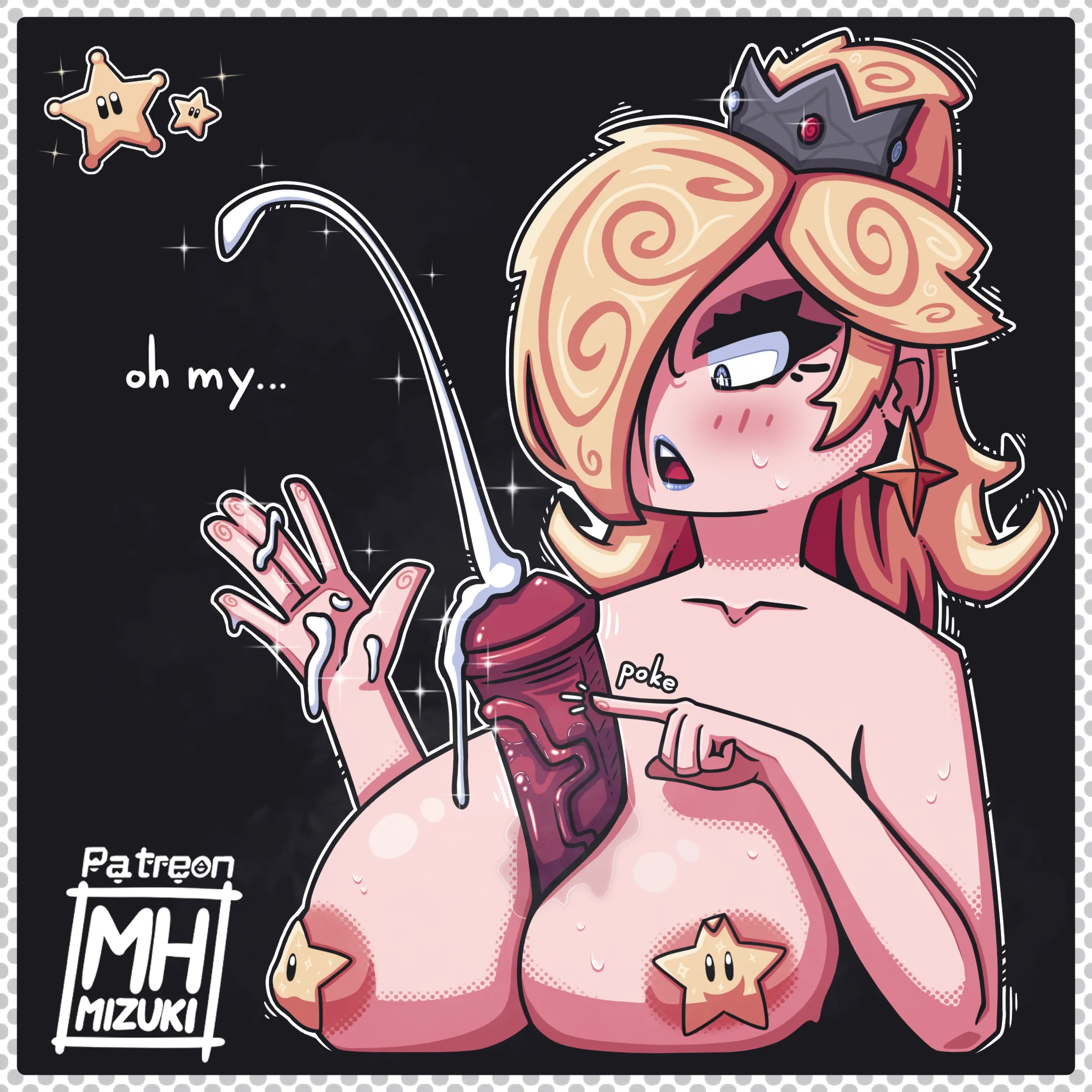 Rosalina + 🐴-Dildo Paizuri (MH_Mizuki)
