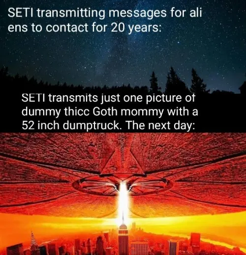 SETI= Search fr Extraterrestrial Intelligence
