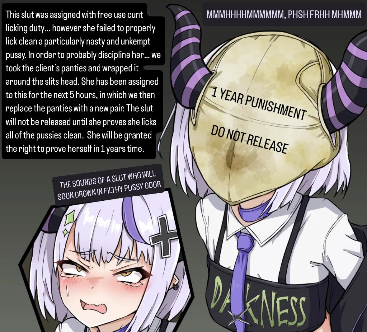 She’s in for a long year… [panty sniffing] [pussy licking] [dirty panties]